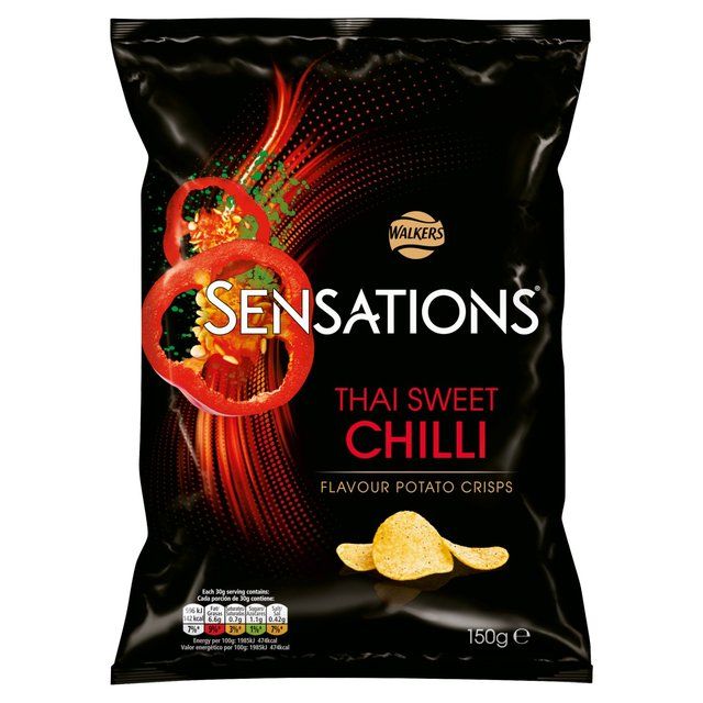 Sensations Thai Sweet Chilli Sharing Bag Crisps   150g