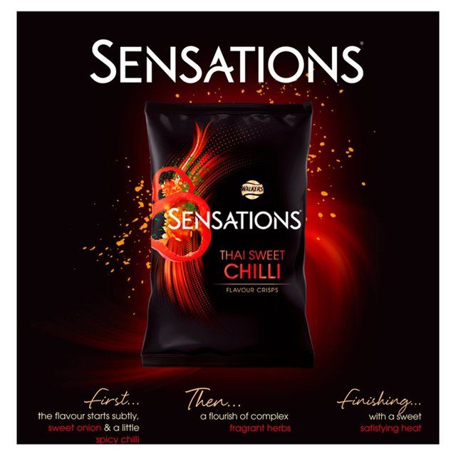 Sensations Thai Sweet Chilli Sharing Bag Crisps   150g