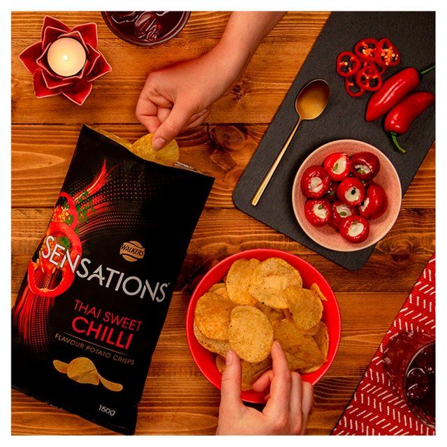 Sensations Thai Sweet Chilli Sharing Bag Crisps   150g