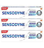 Sensodyne Sensitive Repair &amp;amp; Protect Whitening Toothpaste Bundle