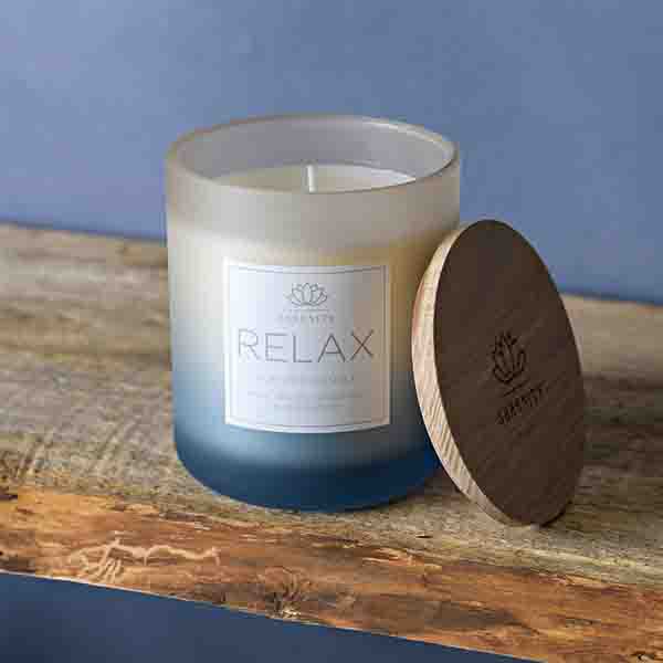 Serenity Relax Candle 270g Rose &amp;amp; Spiced Cardamon 270gm