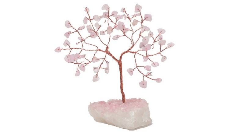 Serenity Rose Quartz Gemstone Tree