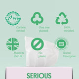 Serious Tissues 3Ply Carbon Neutral Facial Tissue   72 per pack