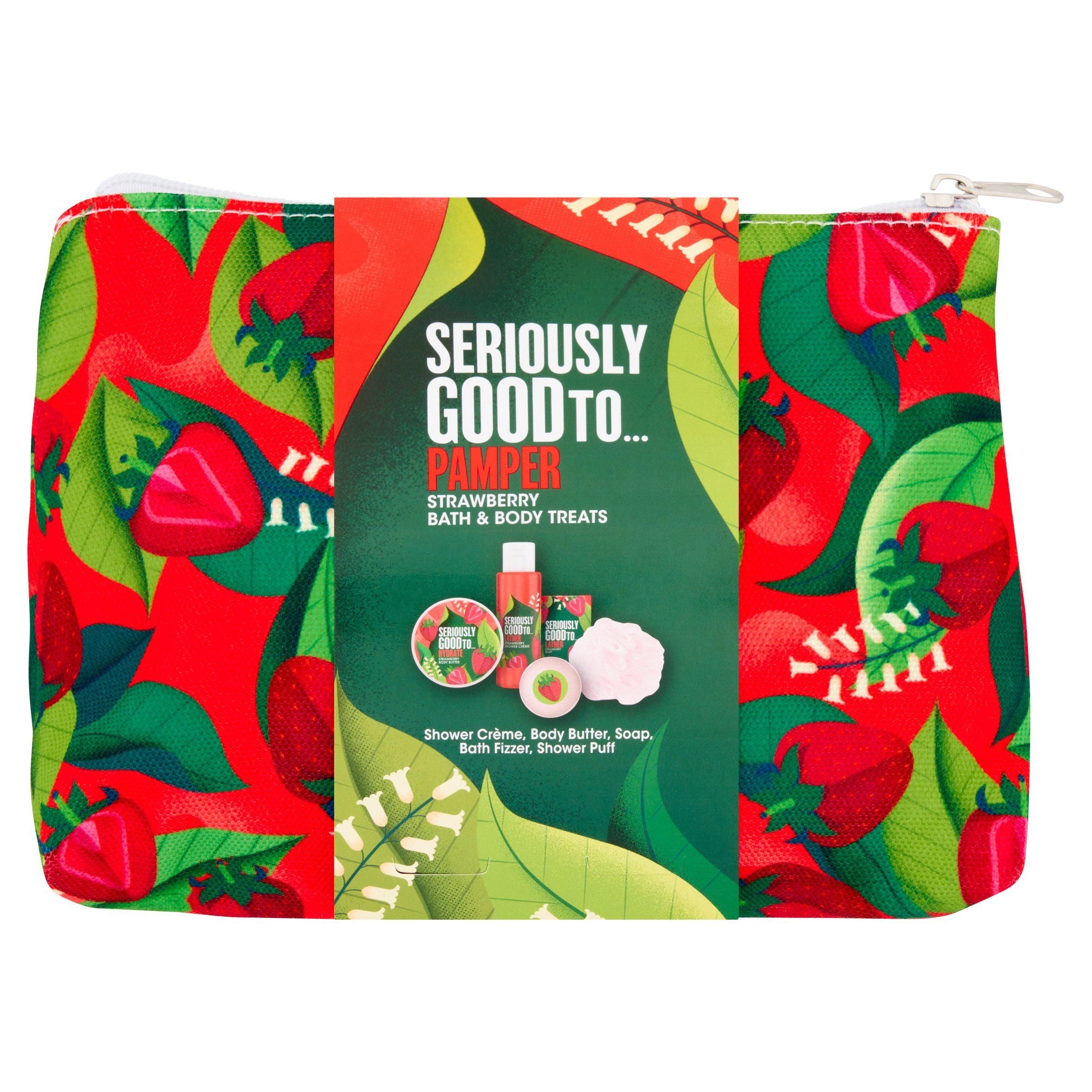 Seriously Good To... Pamper Strawberry Bath &amp;amp; Body Treats