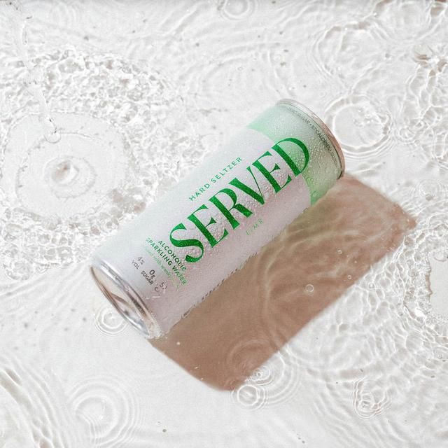 Served Lime Hard Seltzer   250ml