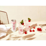 Served Raspberry Hard Seltzer   4 x 250ml