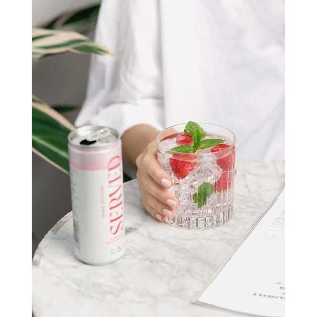 Served Raspberry Hard Seltzer   4 x 250ml