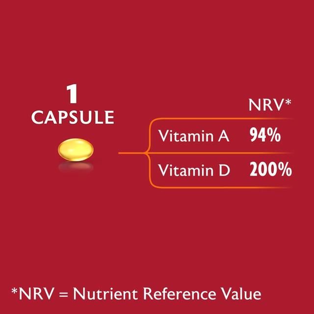 Seven Seas Cod Liver Oil One A Day Omega-3 Fish Oil &amp;amp; Vitamin D Caps   120 per pack