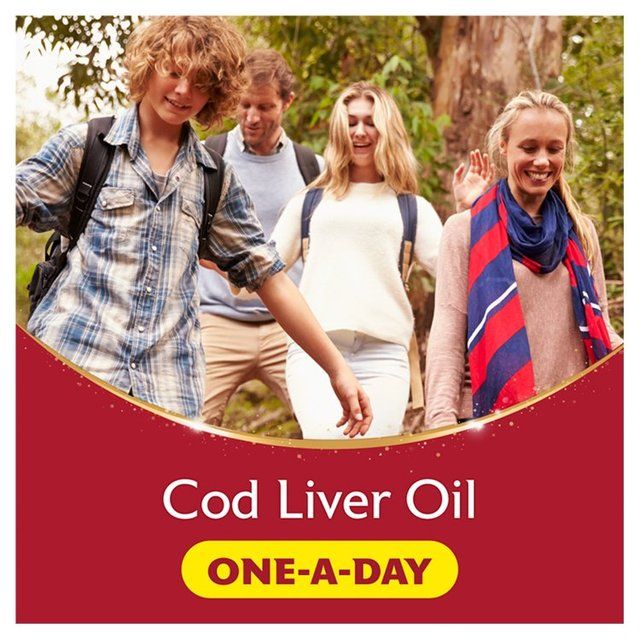 Seven Seas Cod Liver Oil One A Day Omega-3 Fish Oil &amp;amp; Vitamin D Caps   120 per pack