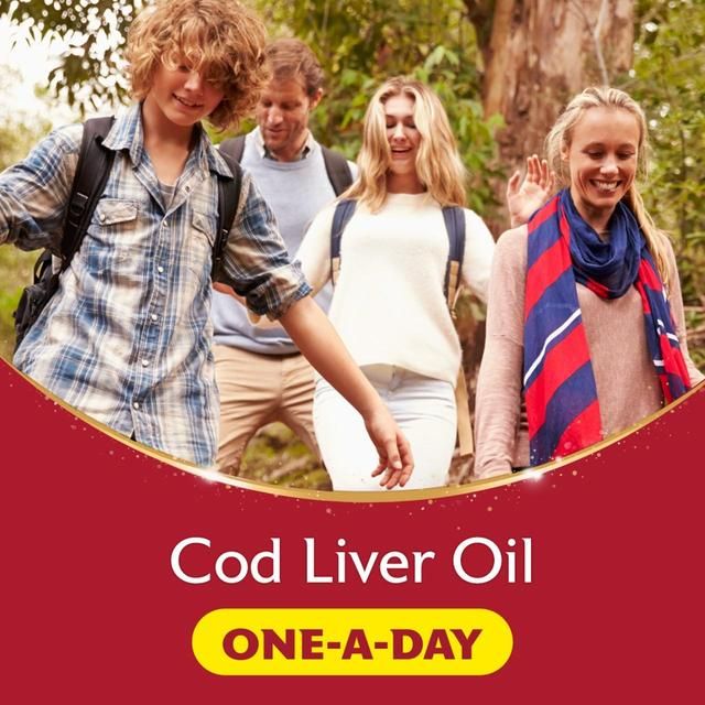 Seven Seas Cod Liver Oil One A Day Omega-3 Fish Oil &amp;amp; Vitamin D Caps   60 per pack