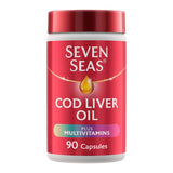 Seven Seas Cod Liver Oil Plus Multivitamins Omega-3 Fish Oil 90 Capsules