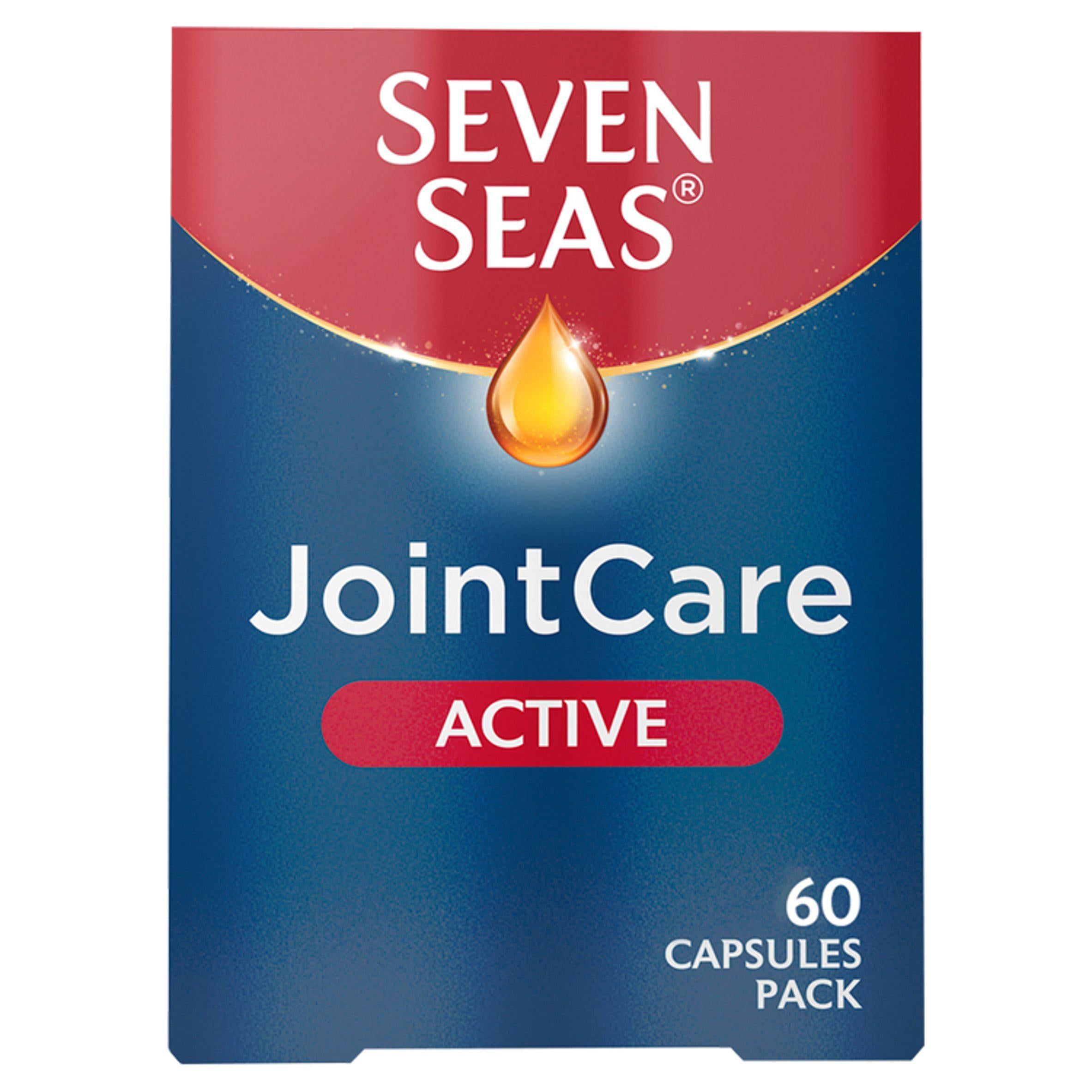 Seven Seas JointCare Active Glucosamine, Omega-3 &amp;amp; Chondroitin 60 Capsules