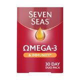 Seven Seas Omega-3 Fish Oil &amp;amp; Immunity with Vitamin C, Vitamin D &amp;amp; Zinc 30 Day Duo Pack