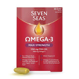 Seven Seas Omega-3 Fish Oil Max Strength with Vitamin D Capsules   30 per pack