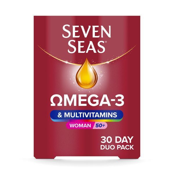 Seven Seas Omega 3 &amp;amp; Multivitamins Woman 50+ Duo