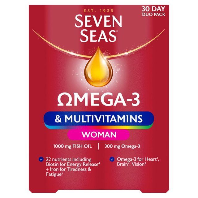 Seven Seas Omega-3 &amp;amp; Multivitamins Woman   60 per pack