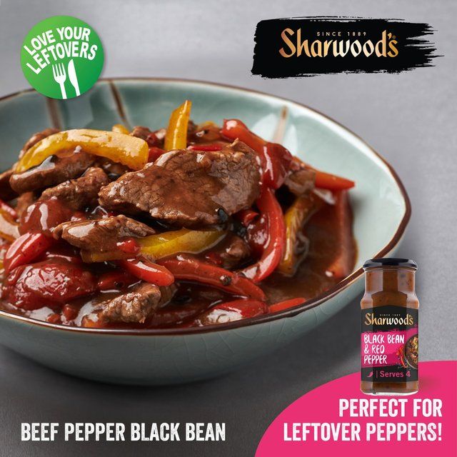 Sharwood's Stir Fry Black Bean &amp;amp; Red Pepper Cooking Sauce   425g