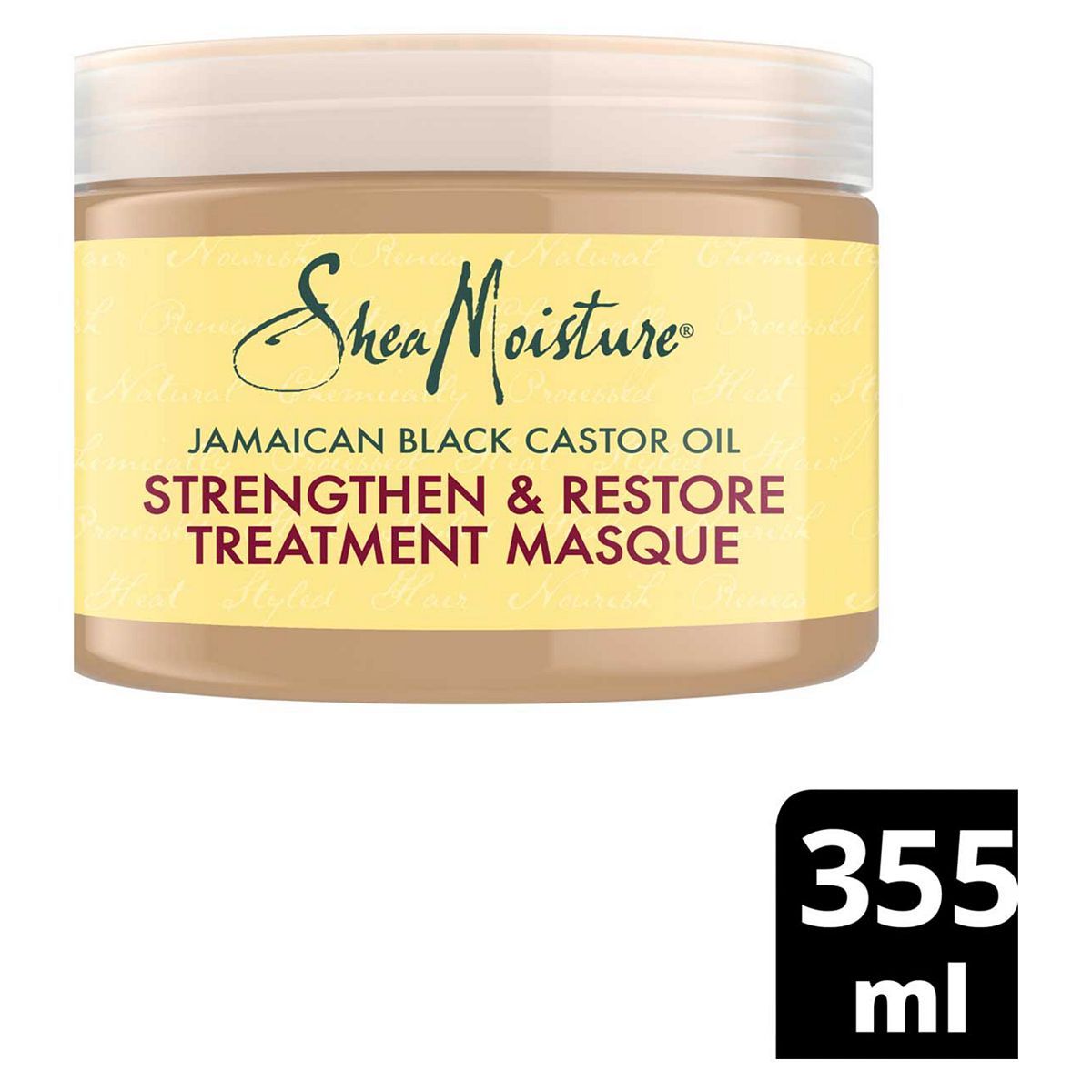 SheaMoisture Strengthen &amp;amp; Restore Hair Treatment Mask Jamaican Black Castor Oil Silicone and Sulphate Free 355 ml