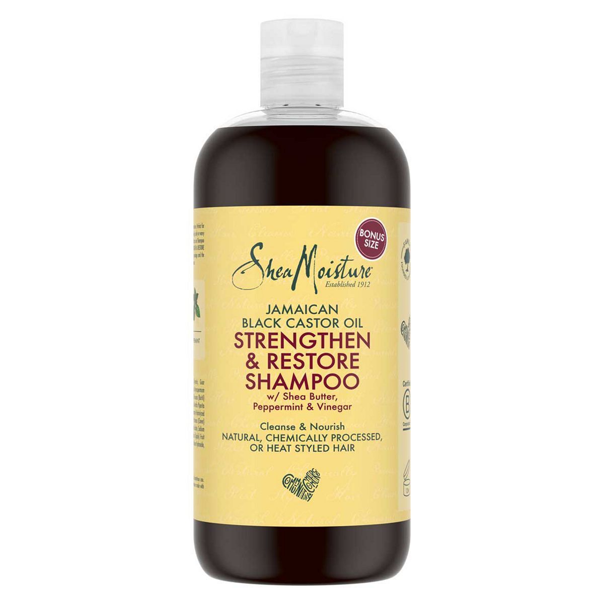 SheaMoisture Strengthen &amp;amp; Restore Shampoo Jamaican Black Castor Oil Sulphate Free Shampoo 473ml