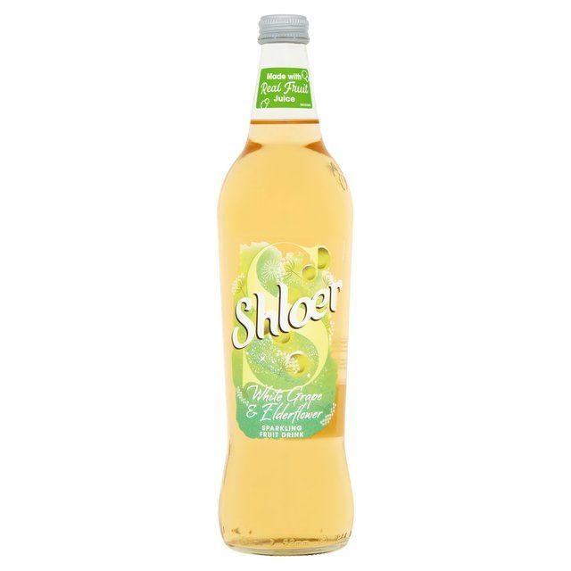 Shloer White Grape &amp;amp; Elderflower Sparkling Juice Drink   750ml