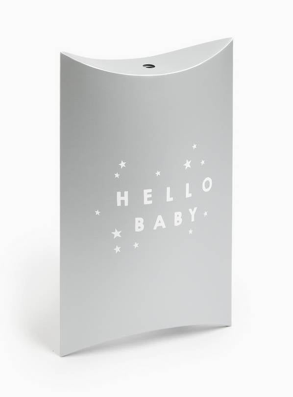 Silver Baby Gift Box &amp;amp; Tissue Wrapping Set One Size