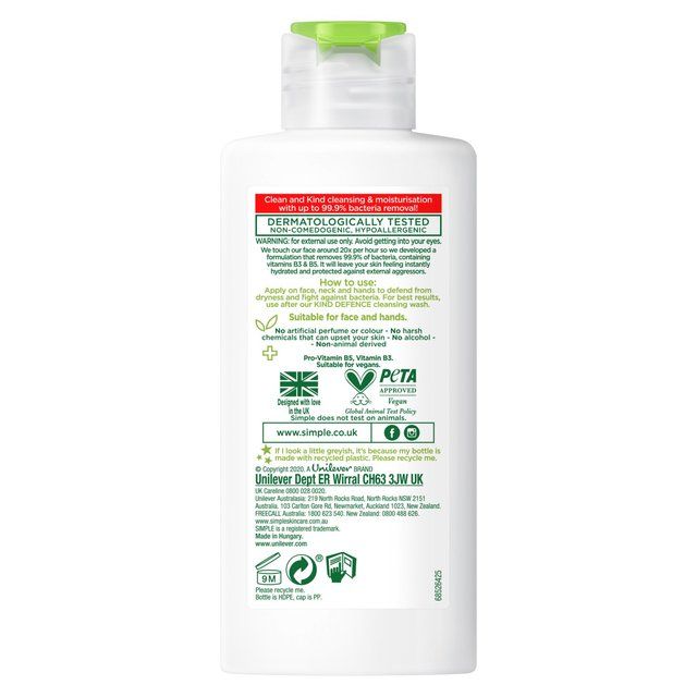 Simple Antibac Moisturiser   125ml