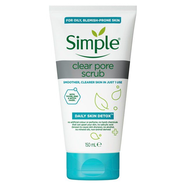 Simple Detox Clear Pore Scrub   150ml