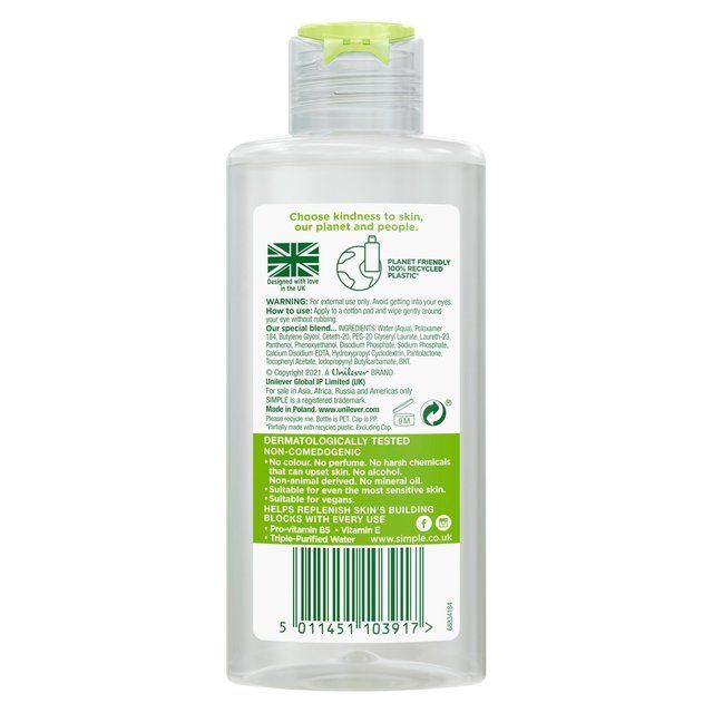 Simple Kind To Eyes Eye Make-Up Remover   125ml