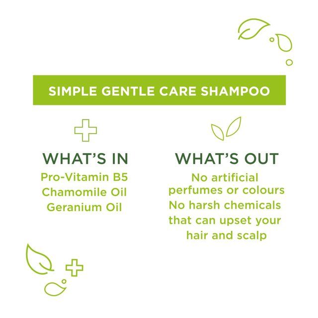 Simple Kind to Hair Gentle Care Shampoo   200ml