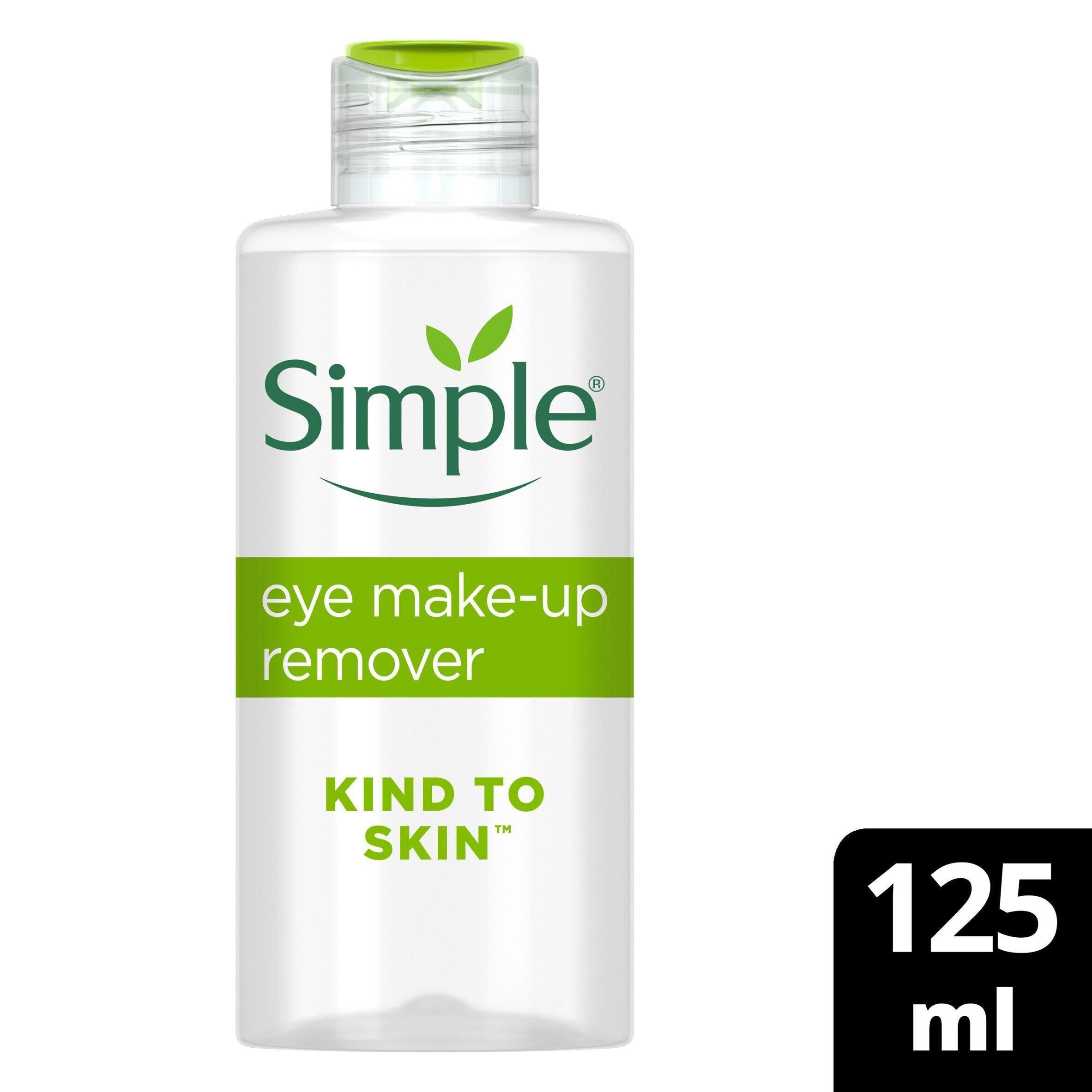 Simple Kind to Skin Eye Makeup Remover for Sensitive Skin 125ml