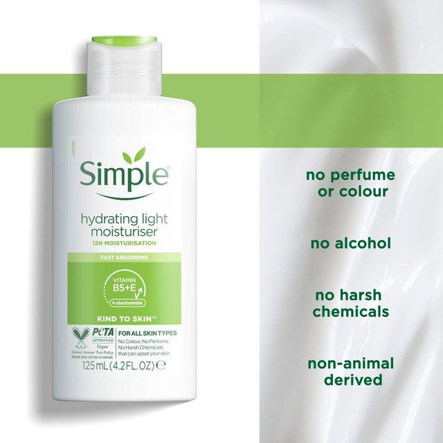 Simple Kind To Skin Hydrating Light Moisturiser   125ml
