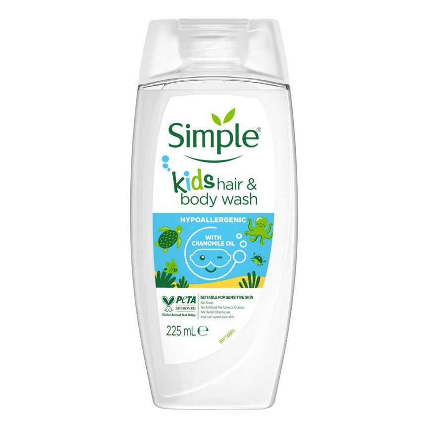 Simple Kind to Skin Hypoallergenic Hair &amp;amp; Body Wash Kids