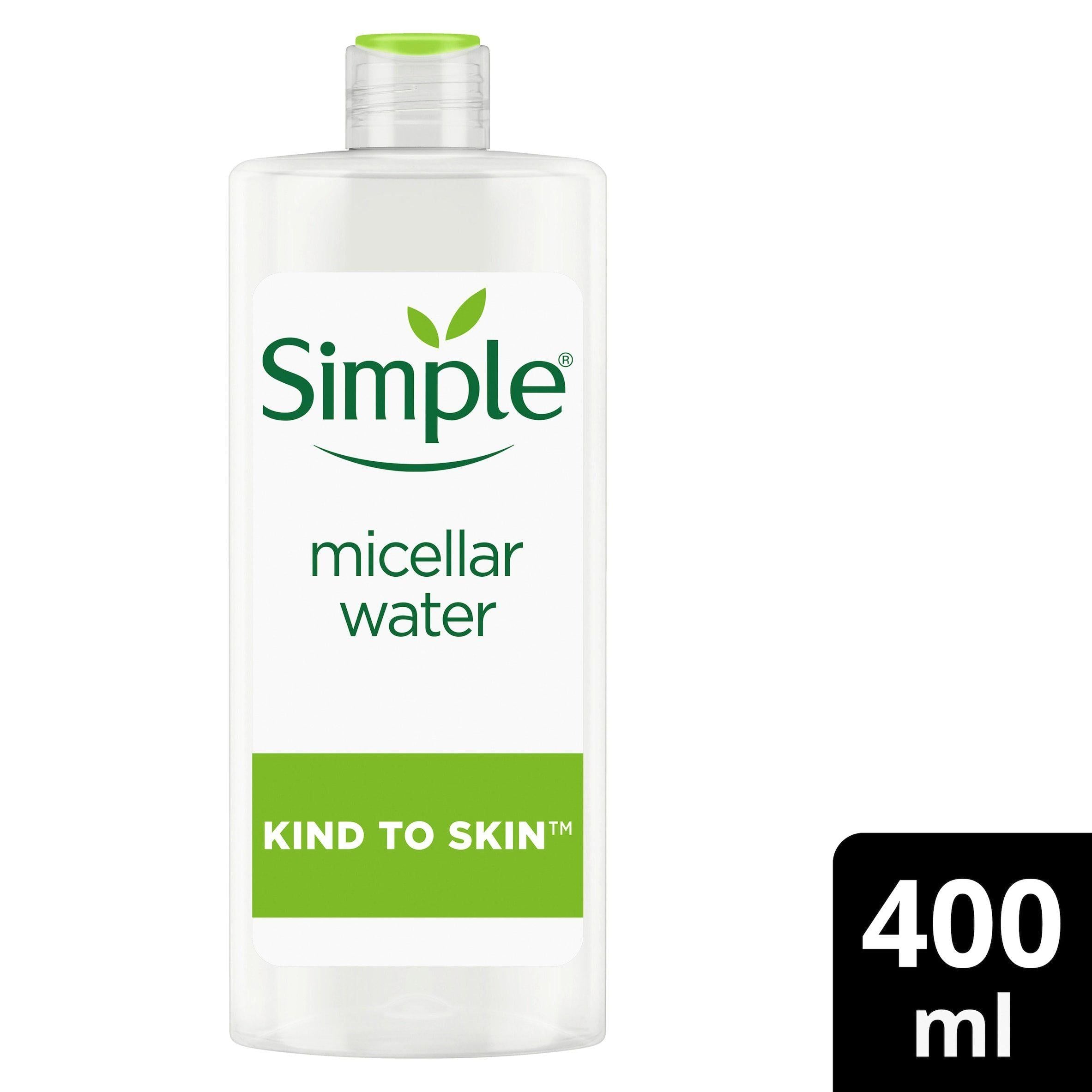 Simple Kind to Skin Instantly Hydrating Micellar Cleansing Water &amp;amp; Make-Up Remover 400ml