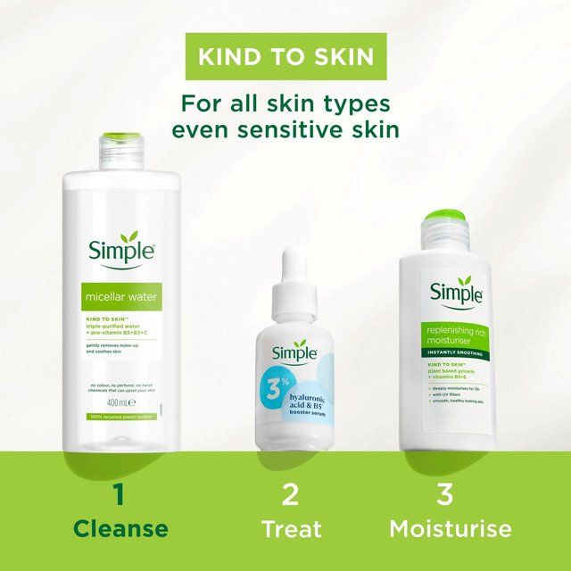 Simple Kind To Skin Micellar Cleansing Water   400ml