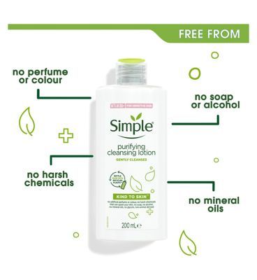 Simple Kind to Skin Purifying Cleansing Lotion 200 ml