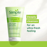 Simple Kind to Skin Refreshing Facial Gel Wash   150ml