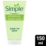 Simple Kind to Skin Refreshing Facial Gel Wash   150ml