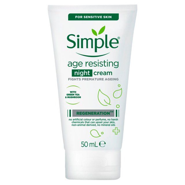 Simple Kind To Skin Regeneration Age Resisting Night Cream   50ml