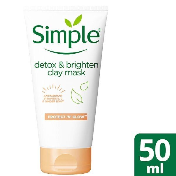 Simple Protect 'N' Glow Detox &amp;amp; Brightening Clay Mask 50ml