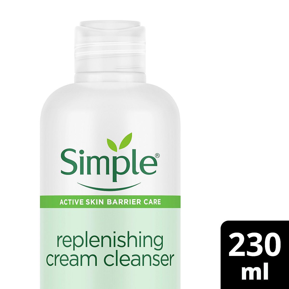 Simple Replenishing Cream Cleanser with 11% Ceramide Boosters &amp;amp; Hyaluronic Acid 230ml