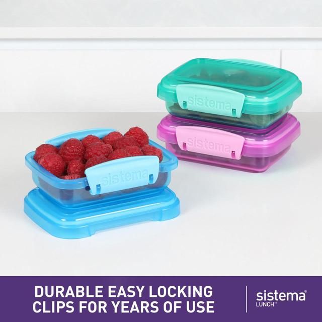 Sistema Lunch Food Storage Containers 3x200ml