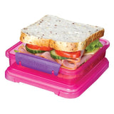 Sistema Sandwich Boxes Assorted Colours   3 per pack