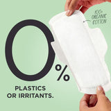 &SISTERS by Mooncup Organic Cotton Pads Medium/Day   10 per pack - McGrocer