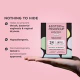 &SISTERS by Mooncup Organic Liners Toxin-free Bio-wrapped   24 per pack - McGrocer