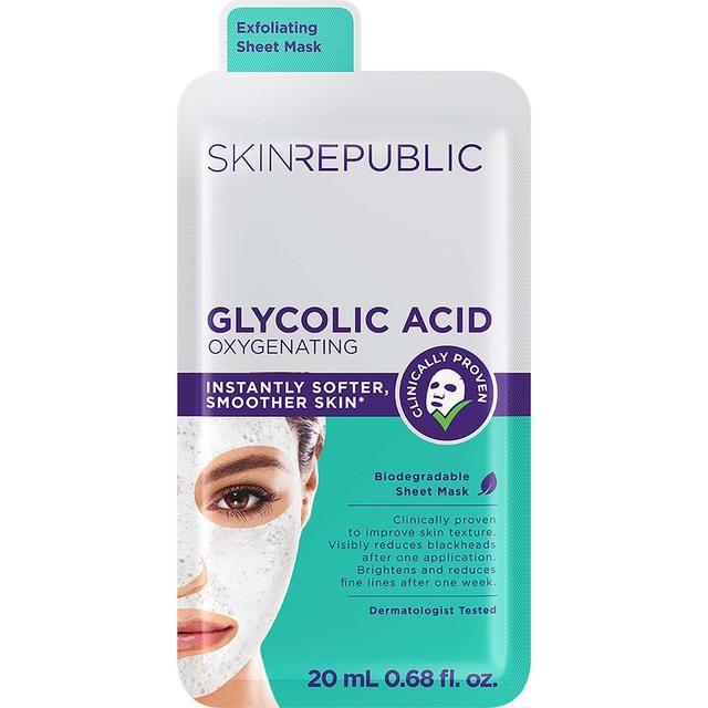 Skin Republic Biodegradable Glycolic Acid Oxygenating Face Mask   20ml