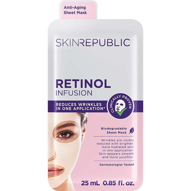 Skin Republic Retinol Biodegradable Sheet Mask   25ml