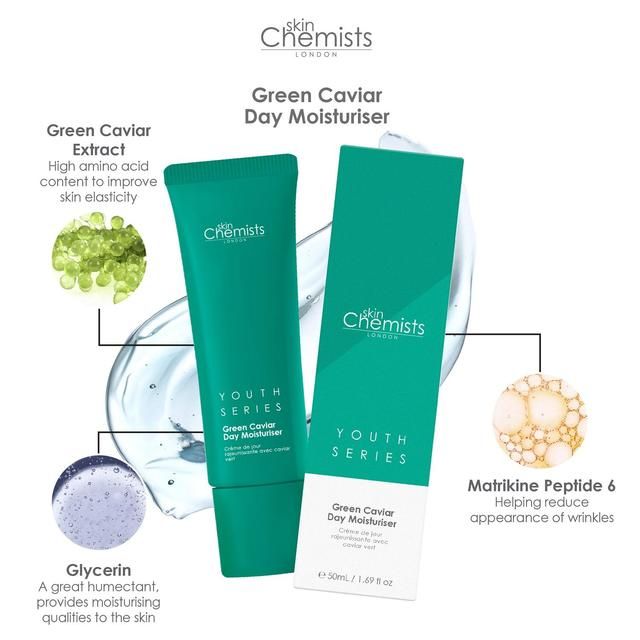 SkinChemists Youth Series Green Caviar Day Moisturiser   50ml