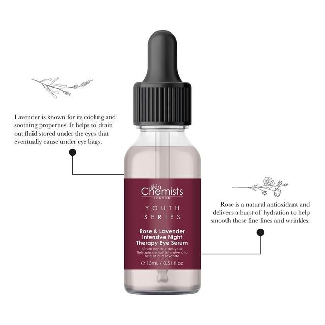 SkinChemists Youth Series Rose &amp;amp; Lavender Intensive Night Therapy Eye   15ml