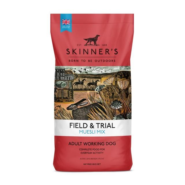 Skinners Field &amp;amp; Trial Muesli Mix Dry Dog Food   15kg