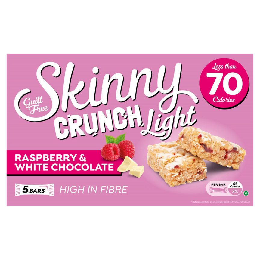 Skinny Crunch Light Raspberry &amp;amp; White Chocolate Bars